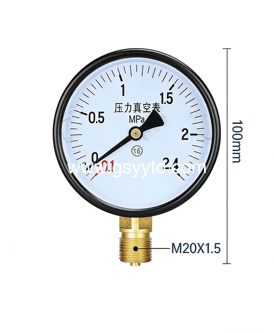 Vacuum meter